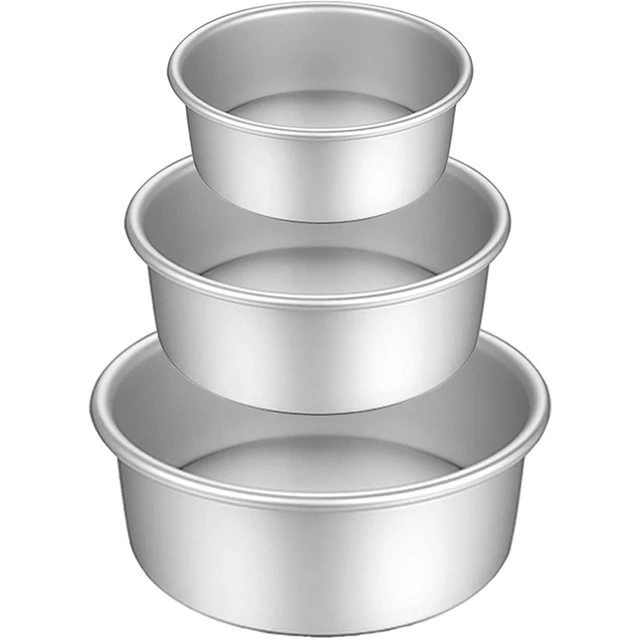 Last Confection 6 x 2 Aluminum Round Cake Pan - Professional Bakeware