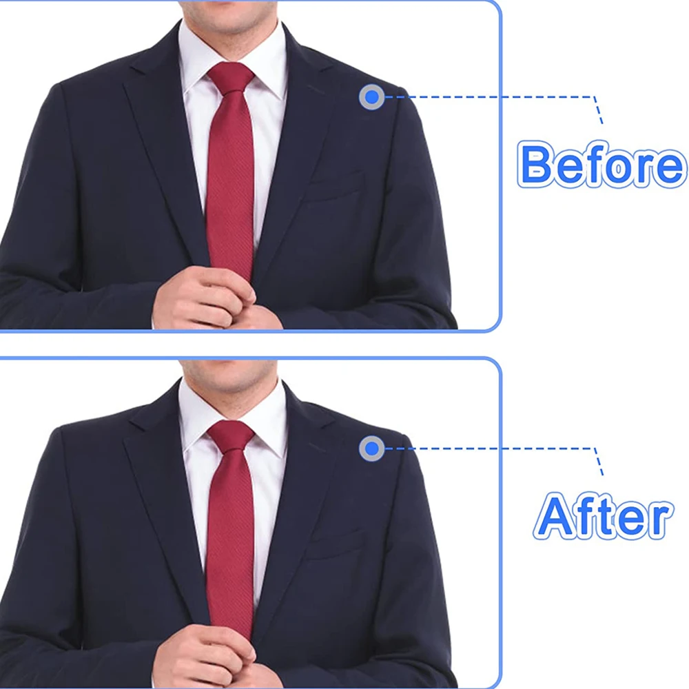 Sewing Sponge Shoulder Pad 4 Pairs Thin Shoulder Enhancer for Round Shoulders Women Blazer T-Shirt Dresses Sewing Accessories