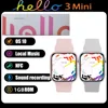New Hello 3 Mini Smart Watch for Women 1.75inch Bluetooth Call 1GB ROM Local Music Photo Album 41MM Mini Women Smart Watch 2024 1