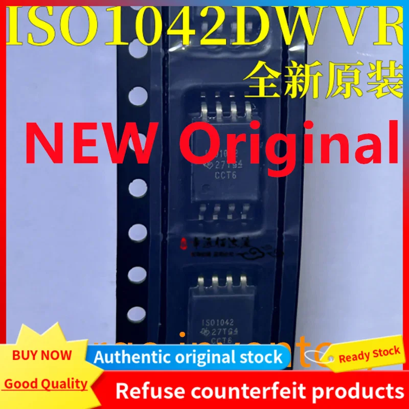 

2PCS New original ISO1042DWVR packaging SOP-8 ISO1042 transceiver chip ISO1042DW