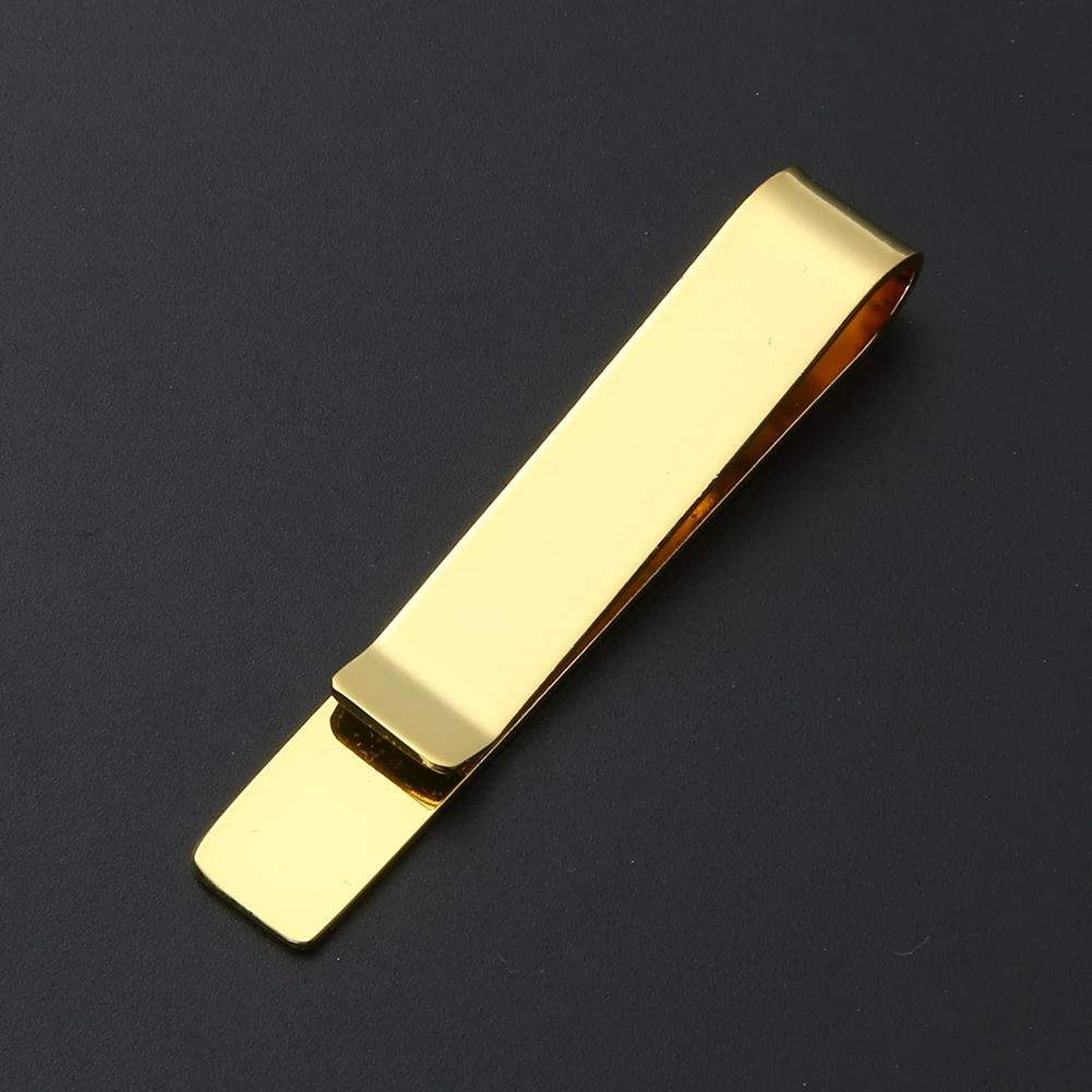 Stainless Steel Cash Clamp Holder Portable Credit Card Holder Practical Minimalist Wallet Solid Color for Cash Card Collar credit card holder,metal money clip
