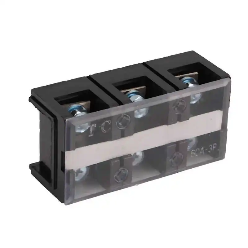 

5PCS 60A 3P High Current Connector Screw Terminal Blocks High Current Power Terminal Barrier Strip For Circuit Connection
