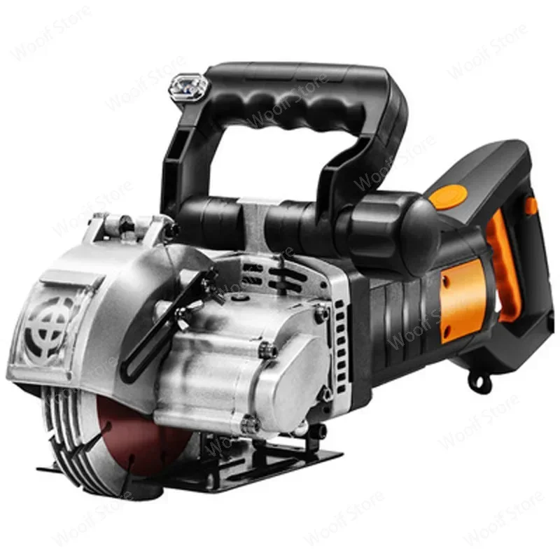 7000W Electric Wall Chaser Steel Concrete Groove Cutting Machine Slotting Machine Circular Saw Power Tool 220V