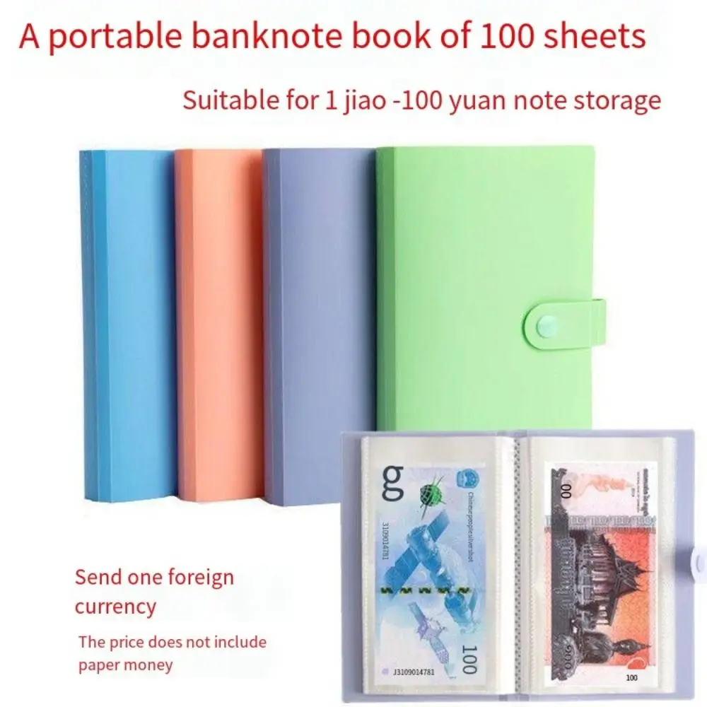 Album Collector Pour Grands Billets – 20 Pages, Pochettes 195x115 Mm, Couverture Verte, Dimensions 22x14x1.4cm