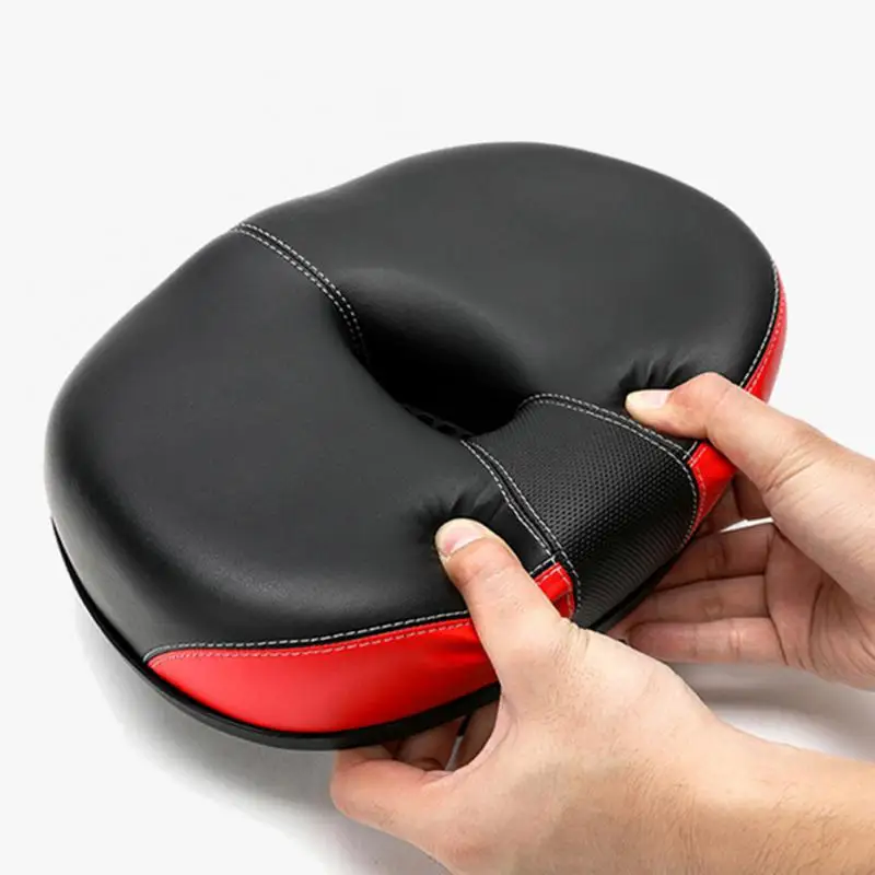 

Bicycle Seat Pu Leather Nose Free Breathable Thickened Reduce Stress Mtb Bike Sea Bike Seat Cushion Polyurethane Elastomer