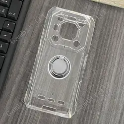 Durable Back Ring Holder Phone Case with Soft Silicone Cover - 6.78 for Armor 26 Ultra (Ring Case Clear)