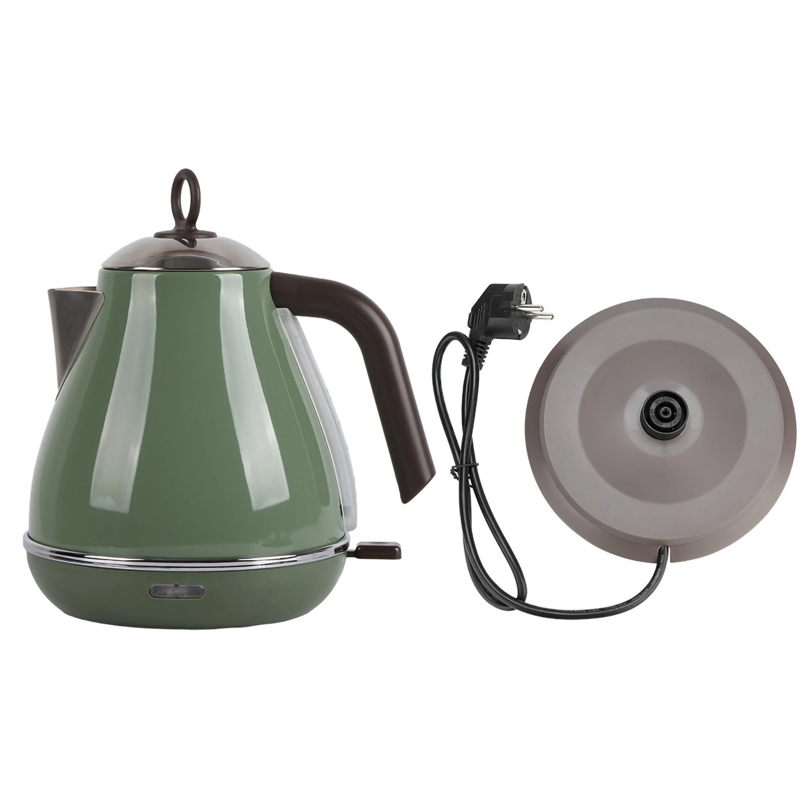 220V-240V 1700ml Stainless Steel Electric Kettle Household Retro Style Tea Water Boiling Pot EU Plug 220V‑240V 6