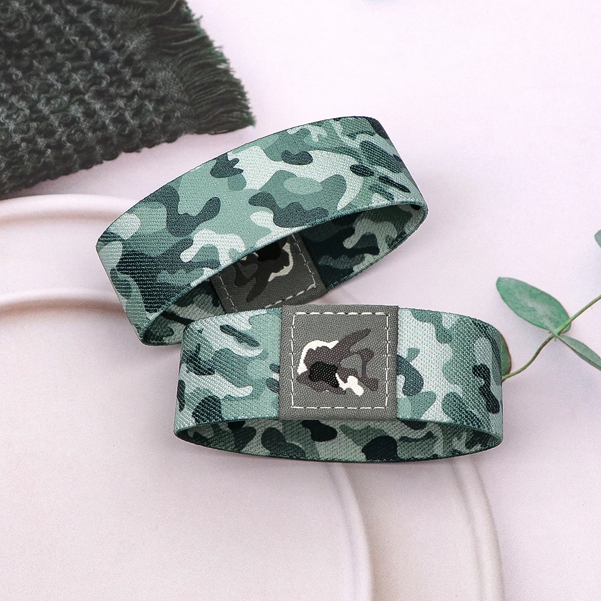 Camouflage Elastic Sports Wristband – Fashionable Bracelet