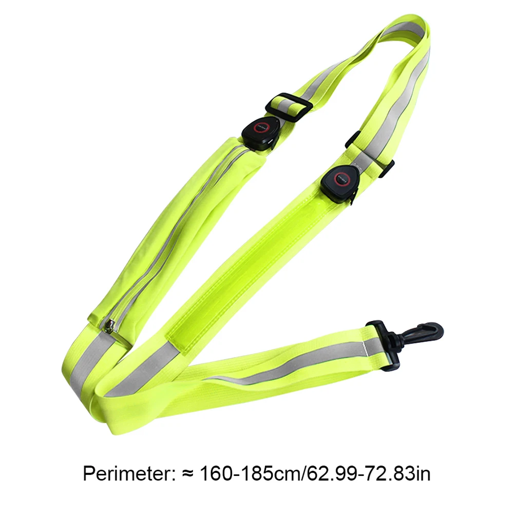 USB Rechargeable LED Reflective Jogging Belt