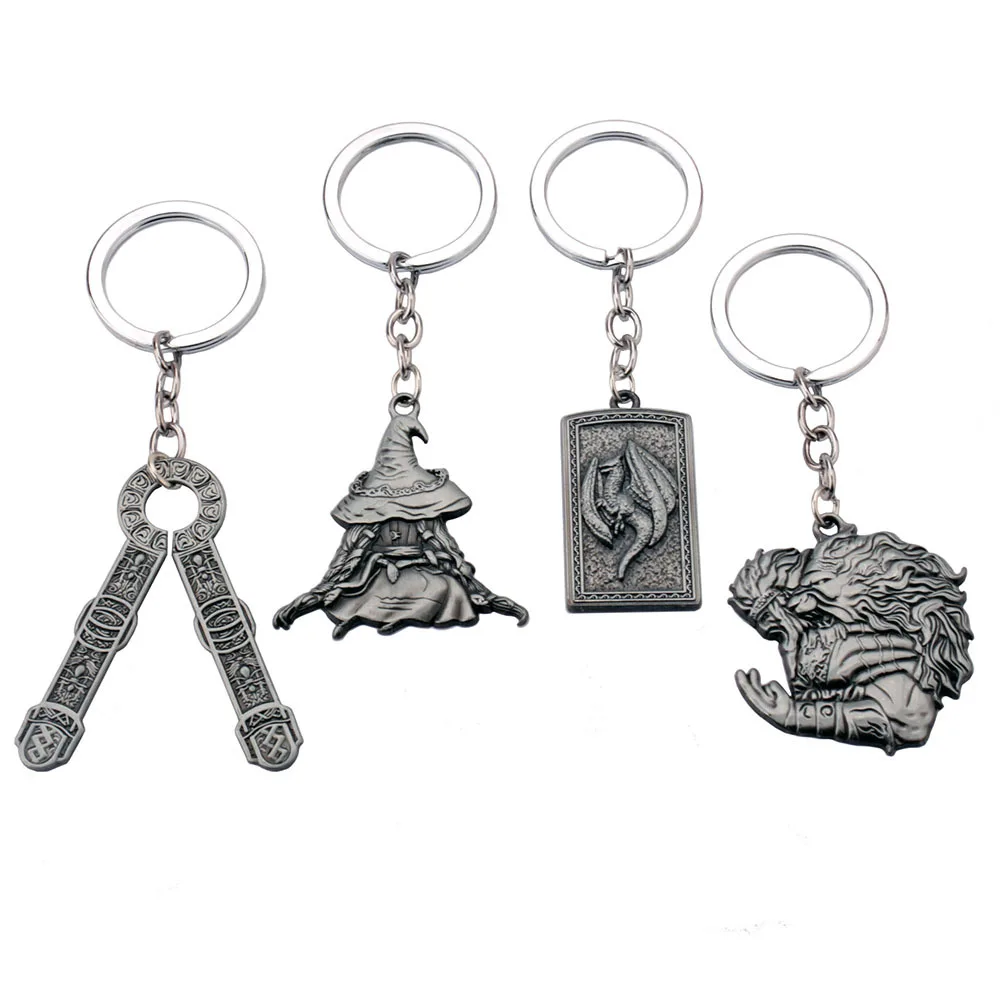 EldenRingNewGameKeychainDragoncrestGreatshieldTalismanKeyChain