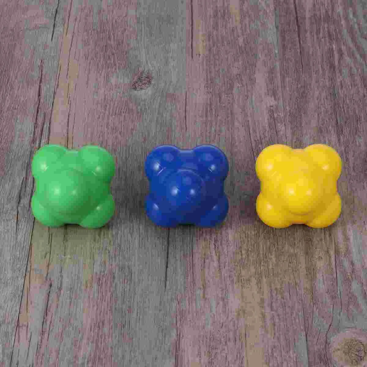 58mm Baseball Agility Reaction Ball for Developing Exceptional Hand-Eye Coordination-Medium Difficulty (Yellow)