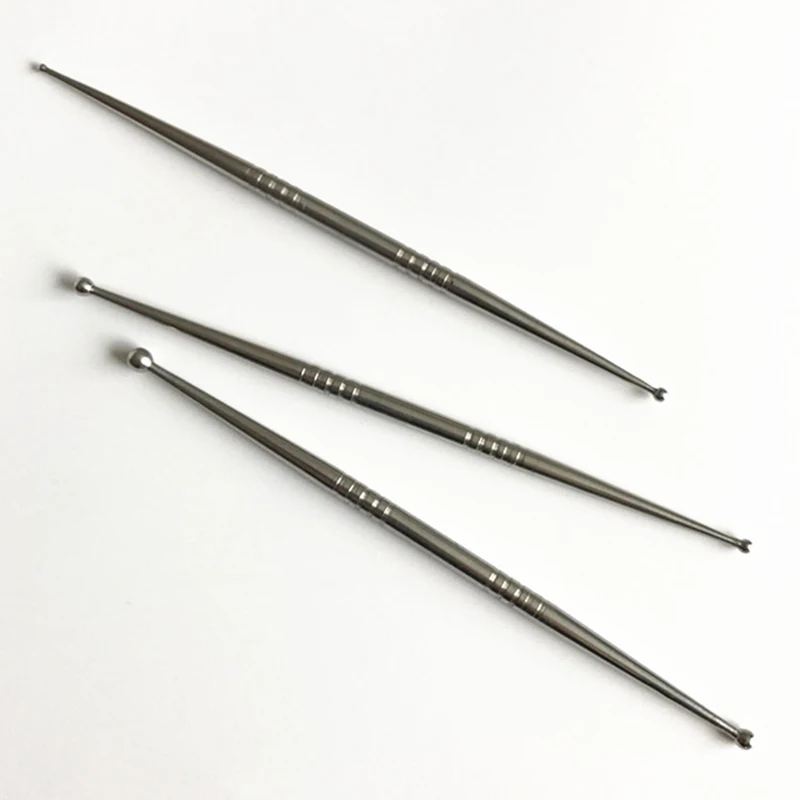 3pcs/set Carving Tools Stainless Steel Pottery Clay Double Head Sculpture Pottery Model Tool Set Model Clay Sculpting Tools pottery tools clay sculpting tools pottery sculpting tools clay craft tool