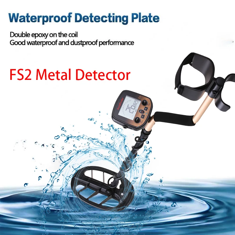 Dual Chassis Metal Detector FS2 High Sensitivity Professional Metal Detector Underground Depth 3m Scanner Search Finder