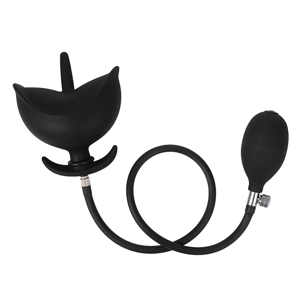 Inflated Anal Plug Separate Pump Expandable Big Butt Plug Prostate Massager Anus Dilator Anal Dildo Sex Toys for Men Women Gay anal plug dilator