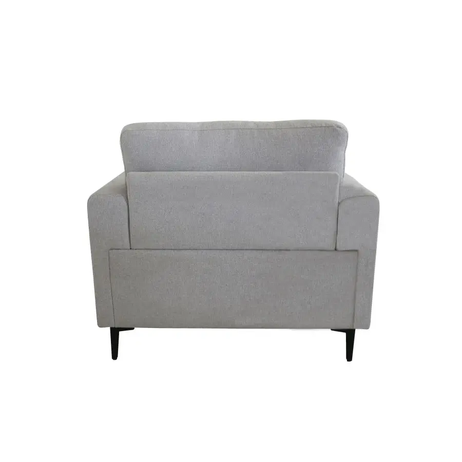 Kyrene Light Gray Linen Chair 5