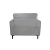 Kyrene Light Gray Linen Chair 5
