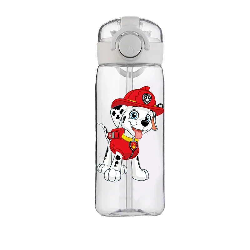 PAW Patrol Chase Marshall Rocky Zuma Rubble Skye Straw Cup Children's Water Cup Food Grade Cartoon Plastic Kettle Anti-Drop Cup 3