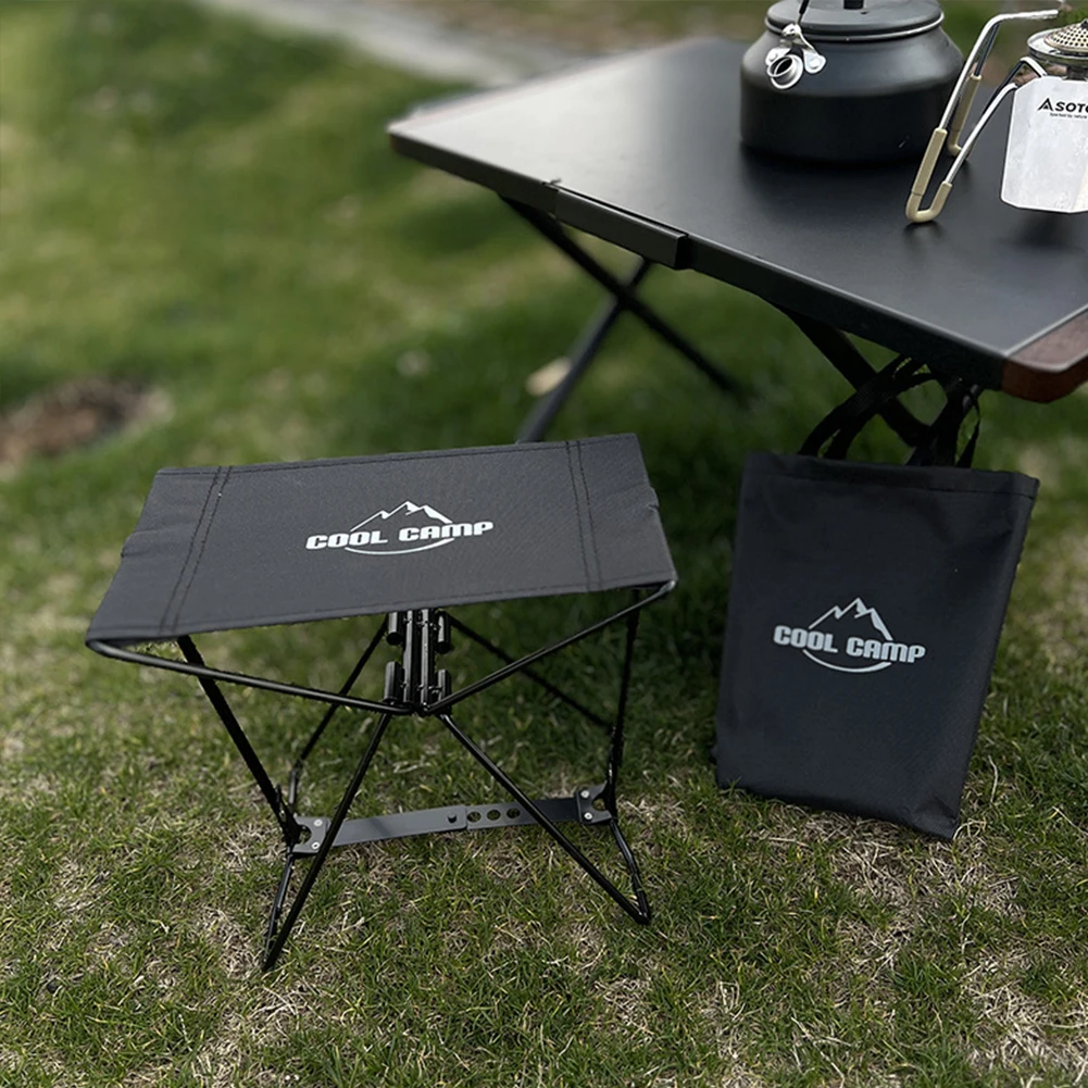 Description Picture 4 of itemOutdoor Portable Folding Stool Oxford Cloth Camping Stool Hold Up To 100KG Portable Outdoor Mini Stool for Hiking Fishing BBQ