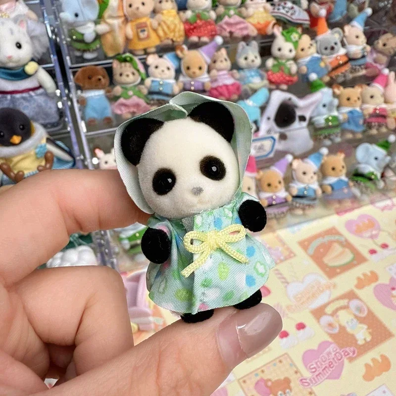Sylvanian Families Anime Dollhouse Furniture Toys Girl Calico Critters Cute Gifts for Girls Figures Ternurines Small Baby Kids 6 For animal toy set,anime girl figures,doll house toys,dollhouse furniture set,cartoon toy