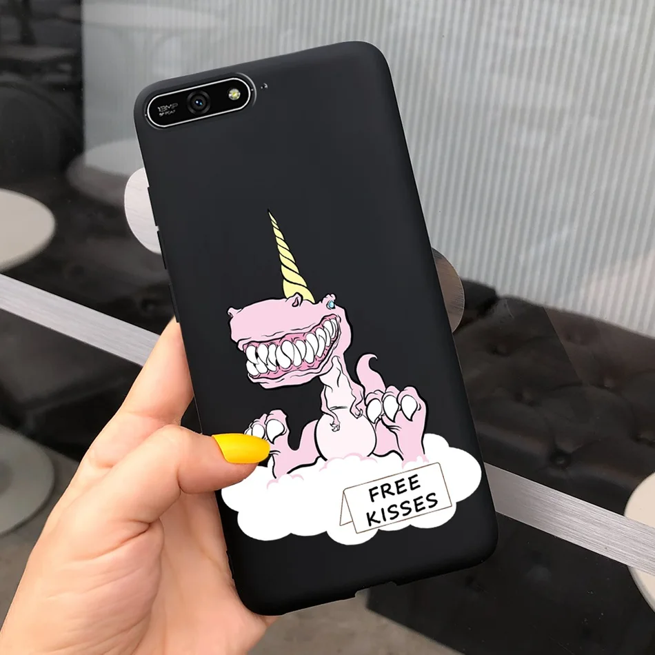 Lovely Printed Soft Silicone Phone Case - 5.7 Inch Back Cover