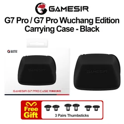 Premium Carrying Case for Game Accessories - Wuchang Edition with Swappable Thumbsticks and Handy Gamepad Bag (Black)