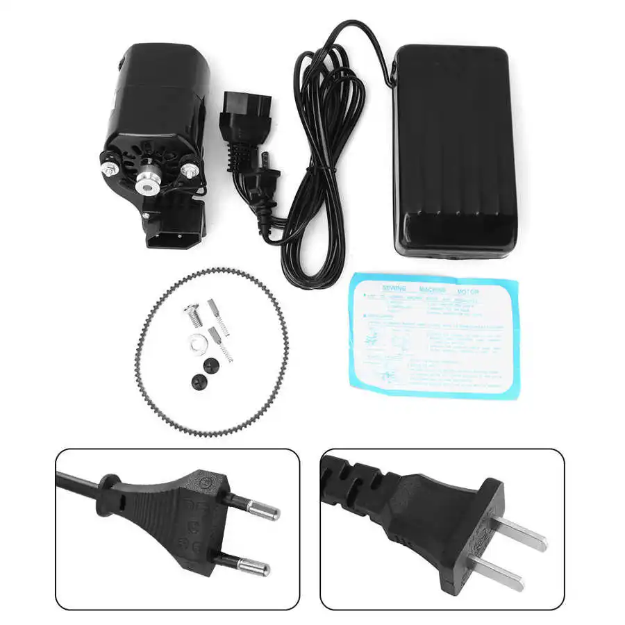 Sewing Machines Accessories 180w Sewing Machine Motor & Foot Pedal Kit Set Domestic Sewing