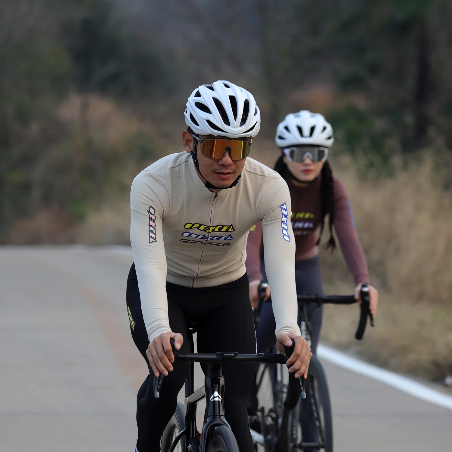 SPEXCEL LOGO New Winter Thermal Fleece Cycling Jersey Road Mtb bicycle wear Long sleeve Race Fit Nylon thermal fabric man 2