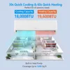 18,000 BTU WIFI Enabled 22 SEER Mini Split AC/Heating System with Inverter, 230V Ductless Split System Air Conditioner 3