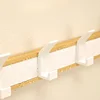 Solid Wood Wall Mounted Hangers for Bathroom, Coat Hooks, Keys, Hats, Robe, Towels, Bags, Storage Hook, Save Space 5