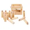 En Throwing Game with Numbered Pins for Game Backyard Ages Family 4