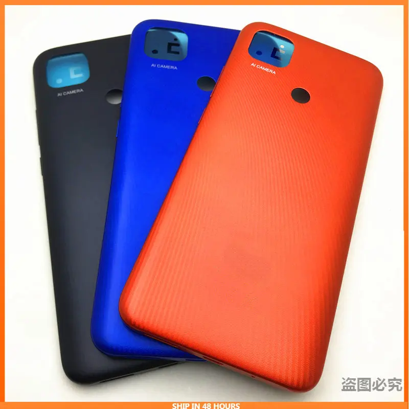 

Задняя крышка батарейного отсека для Xiaomi Redmi 9C, панель корпуса, запасные части для Xiaomi Redmi 9C