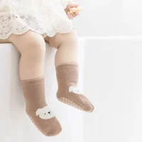 Children Baby Leg Warmer Long Socks Kids Spring Autumn Clothing Boy Girls Toddler Cartoon Mid Calf Socks Non-slip Shoes 6