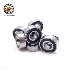 Stainless Steel High Precision Small Ball Bearing with ZZ Shield and 2RS Rubber Seal (5x11x4) - Available in Packs of 5, 10, or 20 - 5Pcs (MR115RS - black)