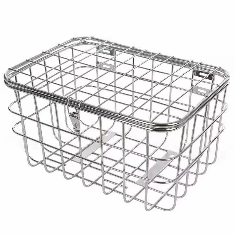 Cestino Bicicletta Posteriore Grande In Alluminio SachsenRAD - Compatibile Con Modelli C5, S8, R8T, R6T, Ideale Per Carichi E Shopping