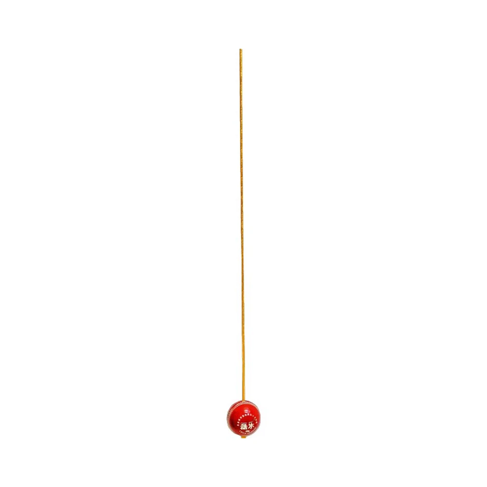 Cricket Hanging Ball for Bat Knocking And Practice With Reaction String Synthetic Cricket Ball Leather Hanging Practice