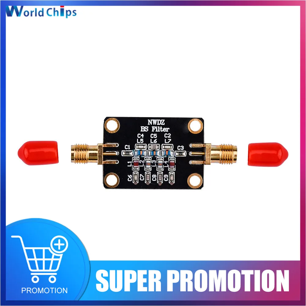 Power Filter Module 88-108MHz Band Stop Passive Notch Digital FM Interference Roof Accessories