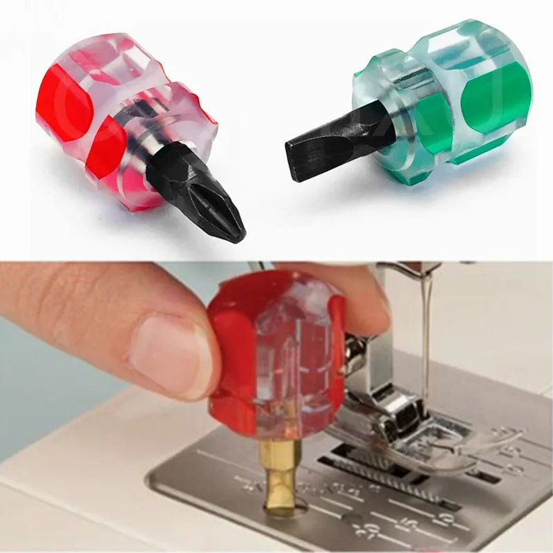 1PCSewingMachineScrewdriverKitMiniShortScrewdriverPortable
