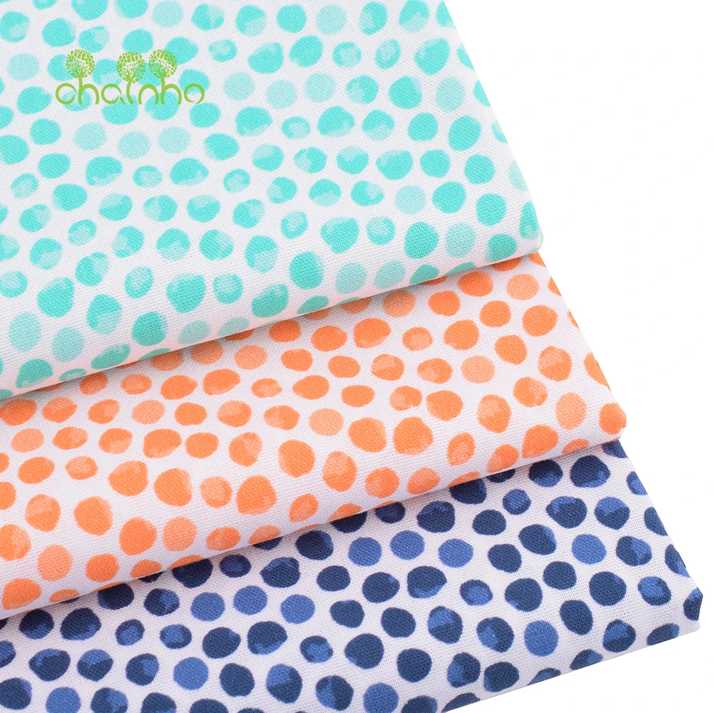 Chainho,Printed Plain Weave Cotton Fabric,Patchwork Clothes,Handmade DIY Quilting Sewing Children's Craft,Cushions,Bags Material