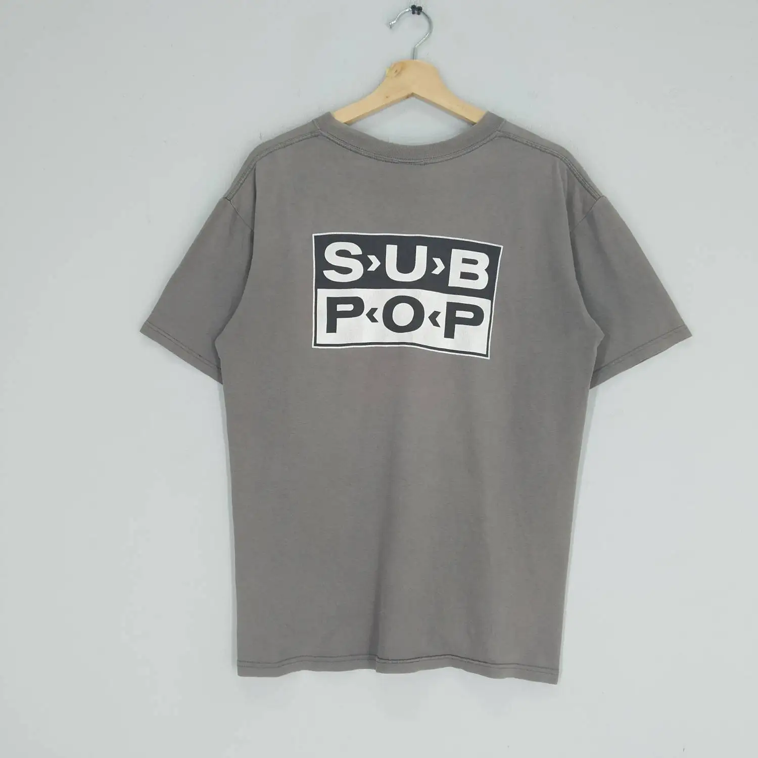 Vintage Sub Pop Grunge American Record Label Tshirt Sub Pop
