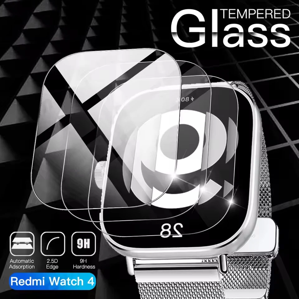 Premium Tempered Glass Screen Protector for Smartwatches - 3-5 Pack