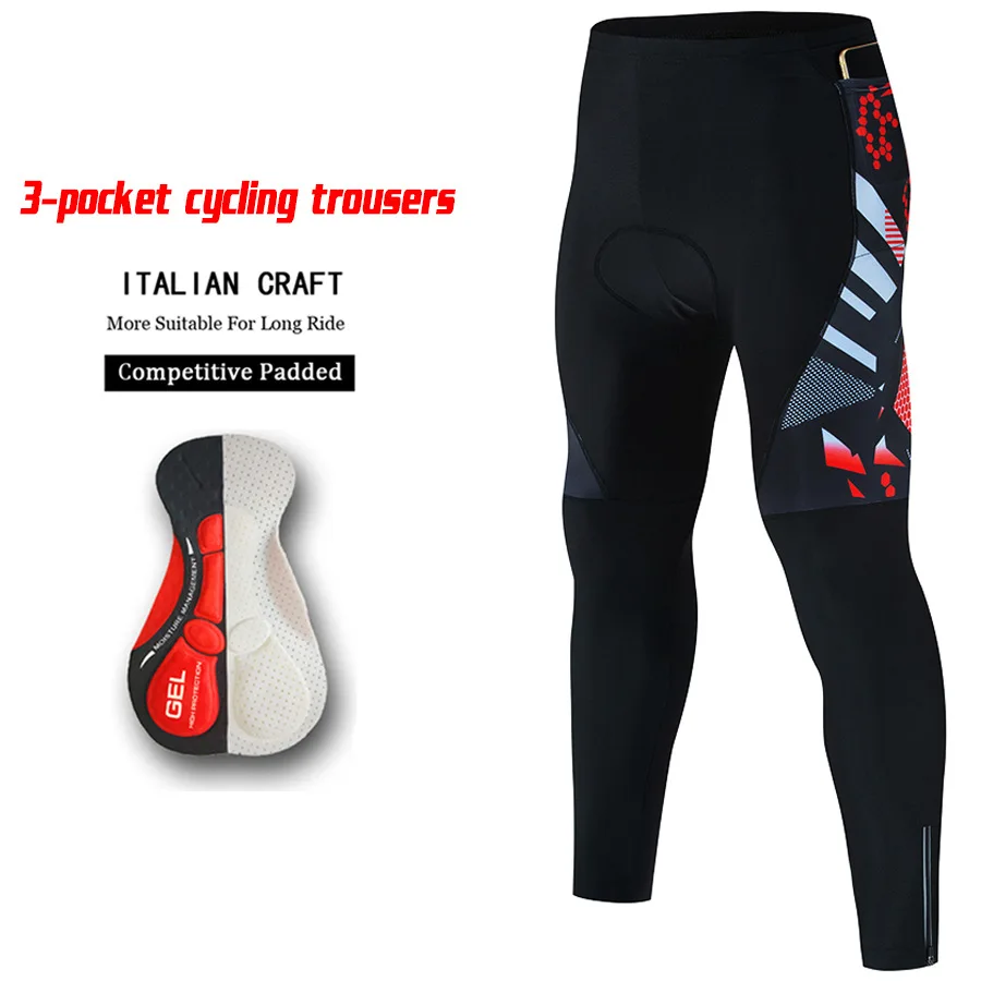

New Style Bicycle Bib Trousers Men Outdoor Wear pants Professional Sunscreen Breathable Comfortable 5D Gel Padded Cycling Trouse