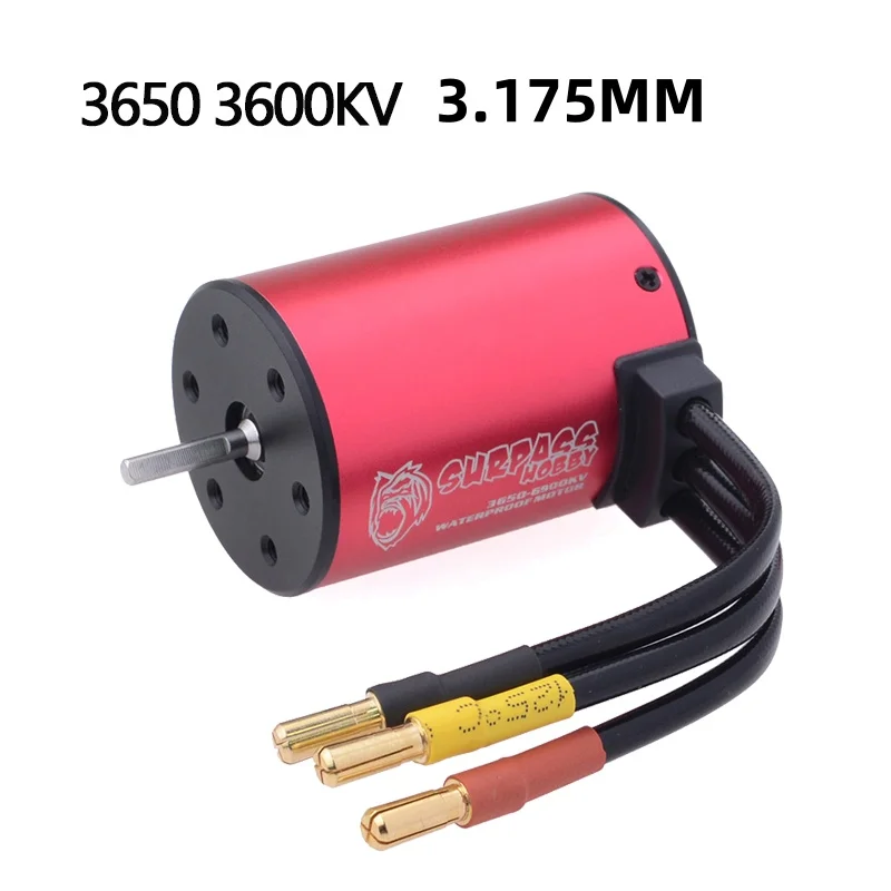 Surpass Hobby Waterproof Brushless Motor for RC Car Racing and Off-Road Enthusiasts