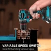 PATUOPRO 10mm Cordless Brushless Electric Drill 2-Speed Metal Chuck Screwdriver Home DIY Tool For Makita 18V Battery(No Battery) 4