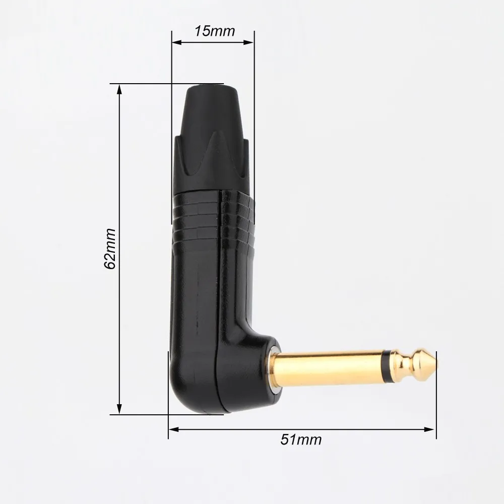 HiFi-Audio-Kopfhörerstecker, Mono-Klinkenstecker 6,35 mm, MMCX auf 3,5/ IE3001/JH-Ohrhörer-Anschluss in gebogener Form, Audio-Klinkenadapter – Detail 8