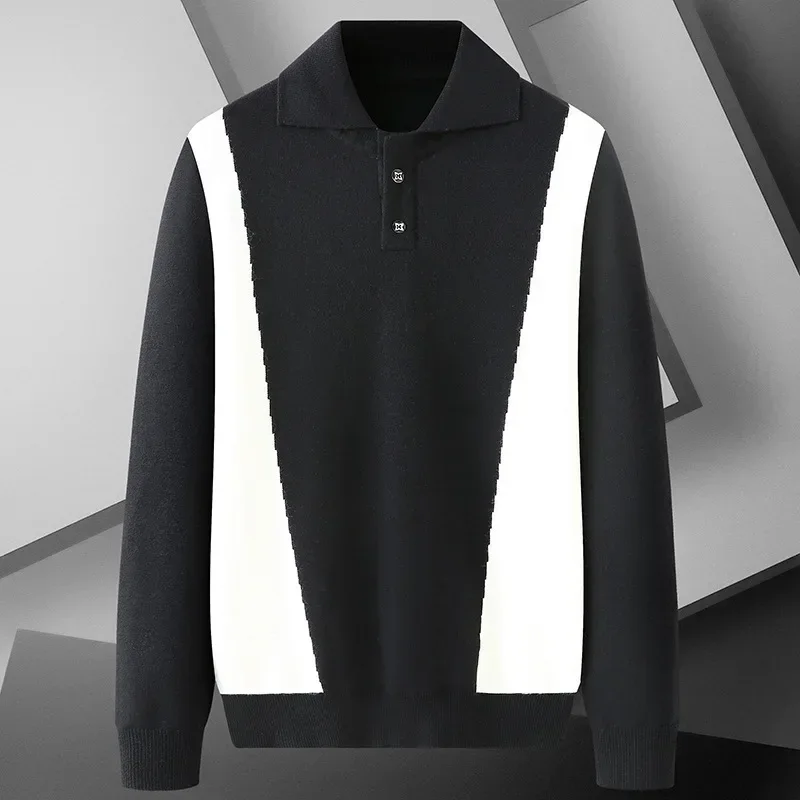 

Мужской Трикотажный Свитер оверсайз с длинным рукавом, размеры L, XL2XL, 3XL, 4XL, 5XL, 6XL, 7XL