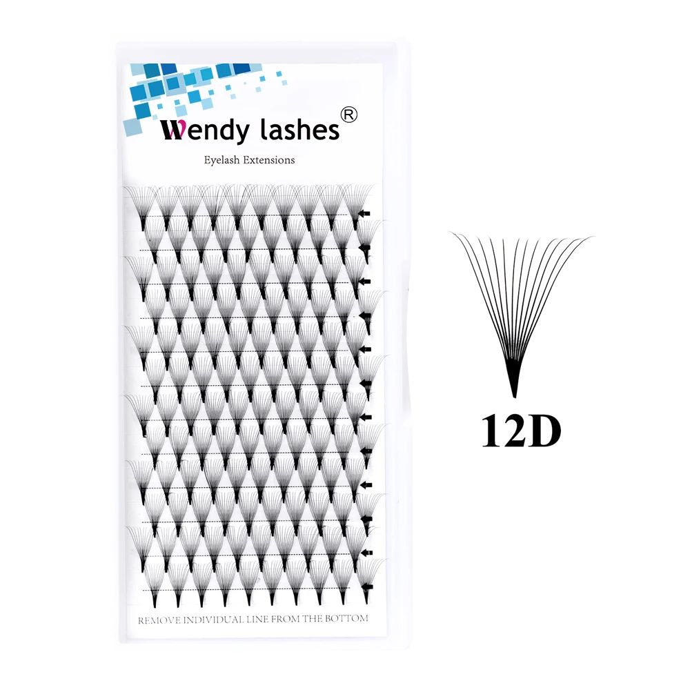 thumbnail image 1 of Pestañas postizas Wendy, extensiones de pestañas prefabricadas con volumen ruso, pestañas postizas sueltas naturales de visón sintético, extensiones de pestañas coreanas, maquillaje, 1 of 5