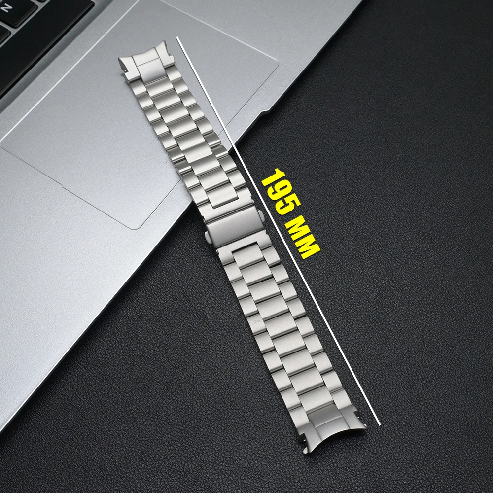 Elegant Stainless Steel Watch Strap - Universal Fit, No Gaps Design