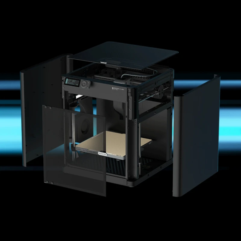 

3D-принтер P1P/P1S, бытовой Многоцветный высокоскоростной настольный принтер большого размера с автоматическим выравниванием