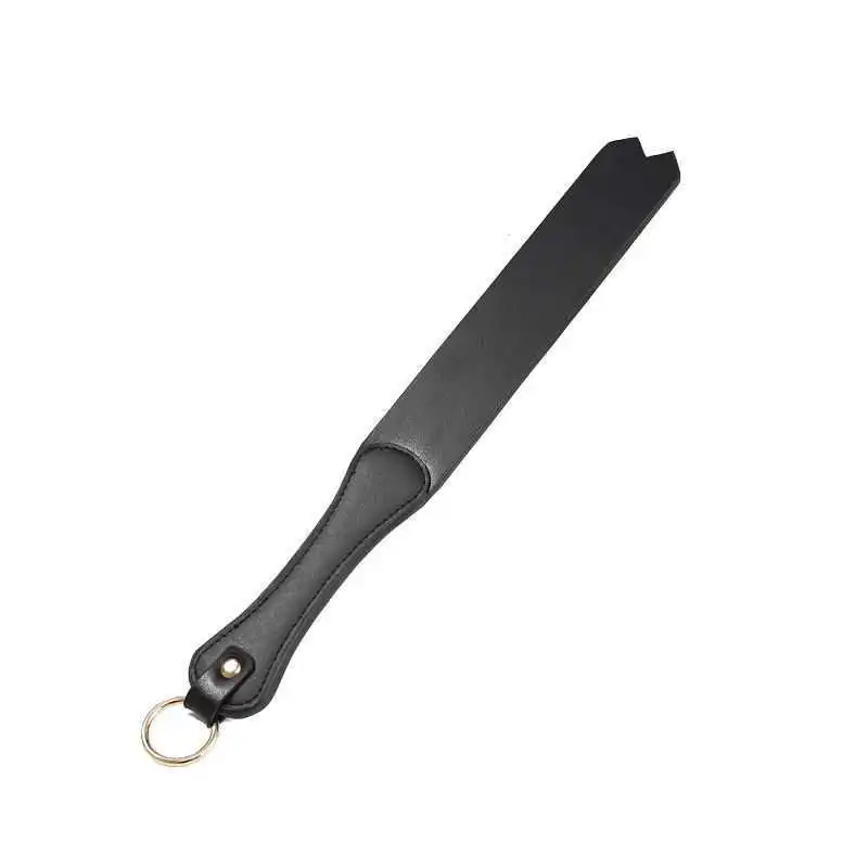 PU Leather Paddle,Handmade  Riding Crop PU Leather Horsewhip， 6
