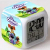 Smiling Critter Alram Clock Catnap LED Change Color Multi-Function Bedroom Kids Glowing Electronic Clock for Children Gift 3